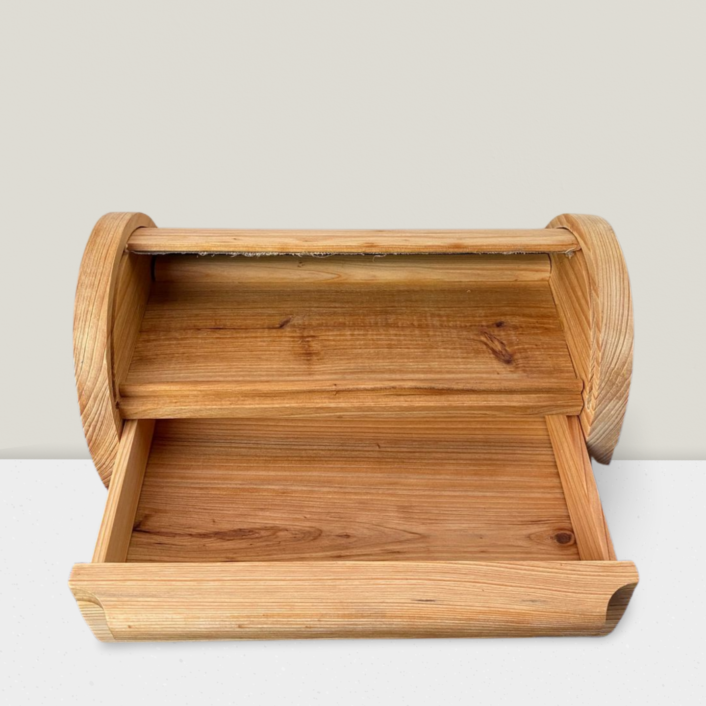 Cedar Roll top Valet Box