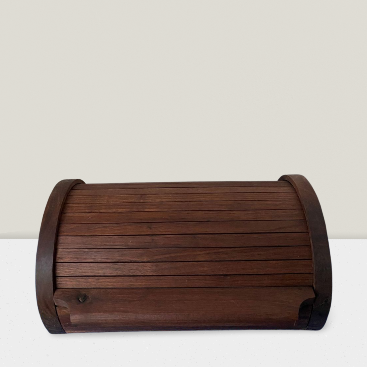 Black Walnut Roll top Valet Box