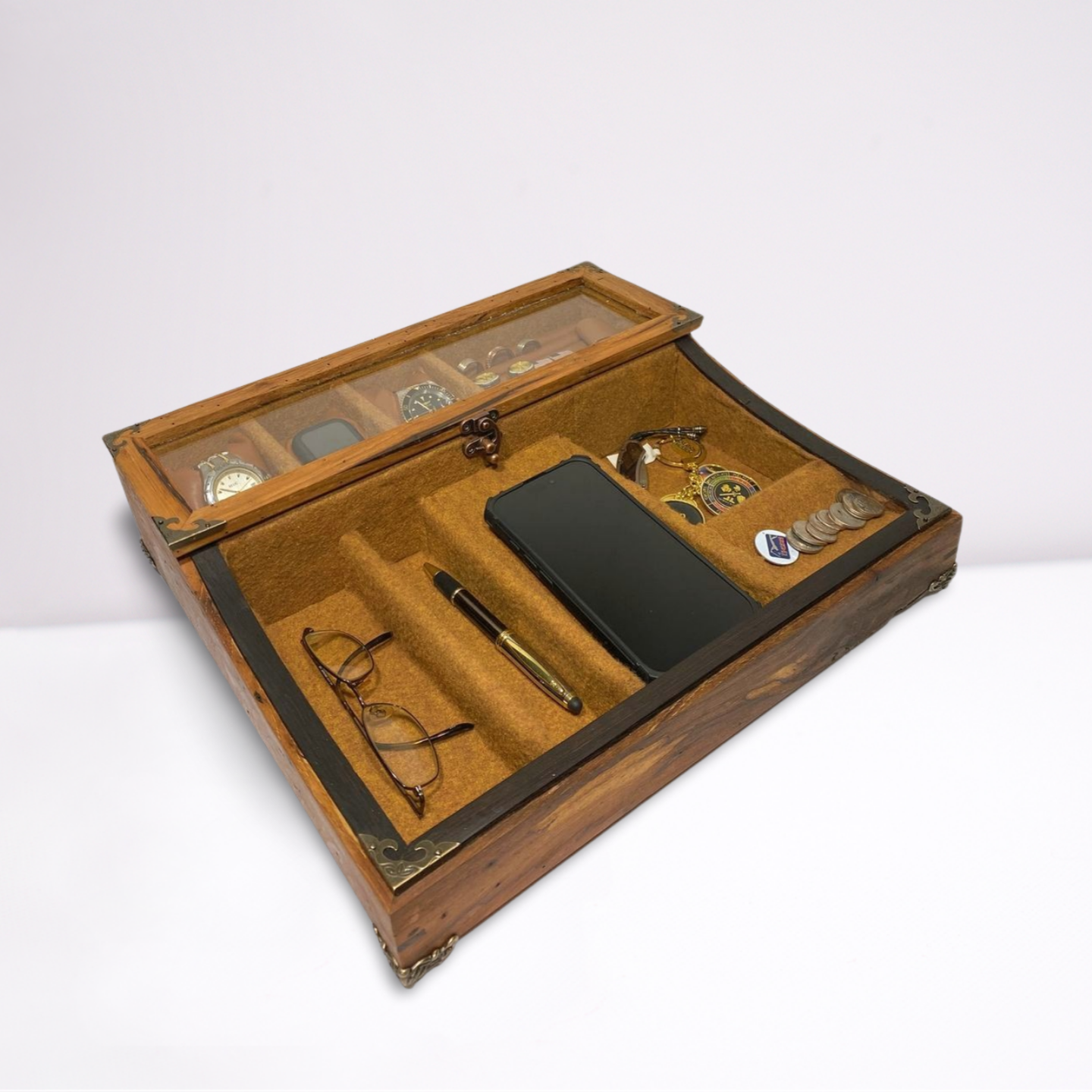 Large Men's Dresser Valet Tray